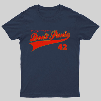Dont Panic Geeky T-Shirt