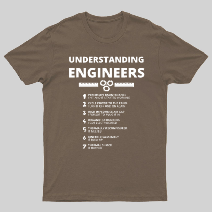 Understanding Engineers Geeky T-Shirt