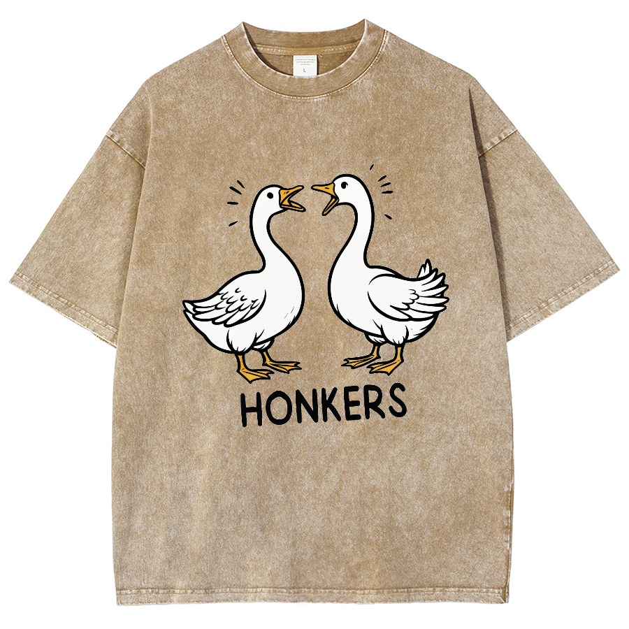 Honkers Funny Goose Vintage Distressed T-shirt