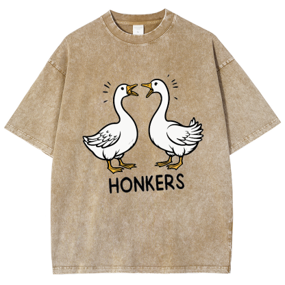 Honkers Funny Goose Vintage Distressed T-shirt