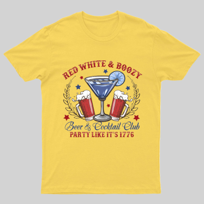 4th of July Social Club  America Nerdy T-Shirt