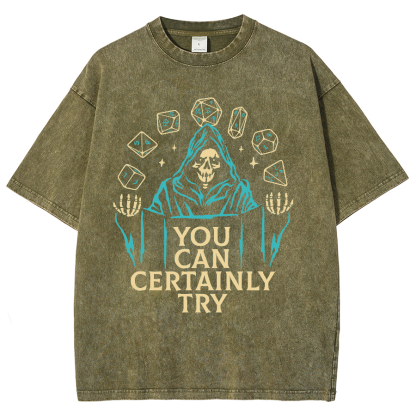 You Can Certainly Try Vintage Distressed T-shirt