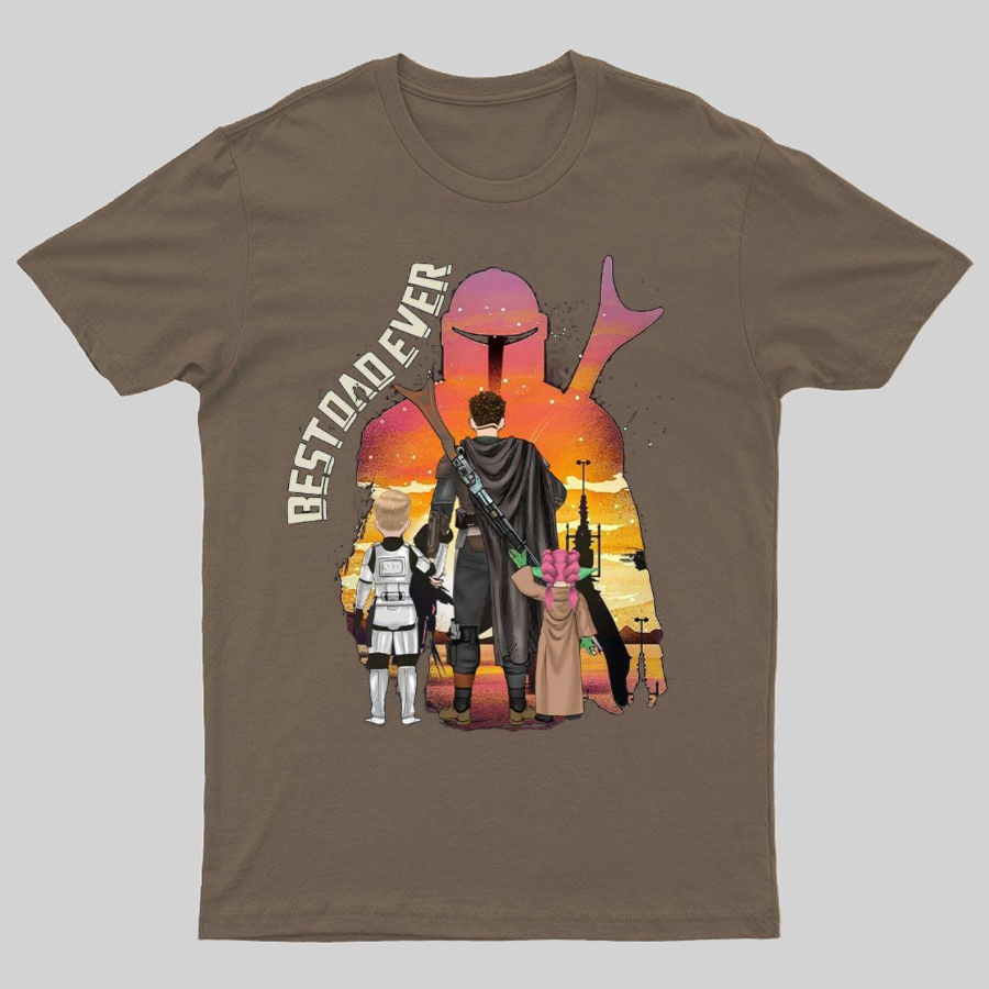 Best Dad Ever - The Dadalorian Personalized Shirt Gift For Dad