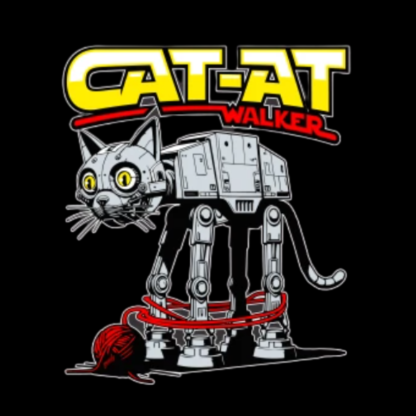 Funny Cat-at Walker， Cat Geeky T-Shirt
