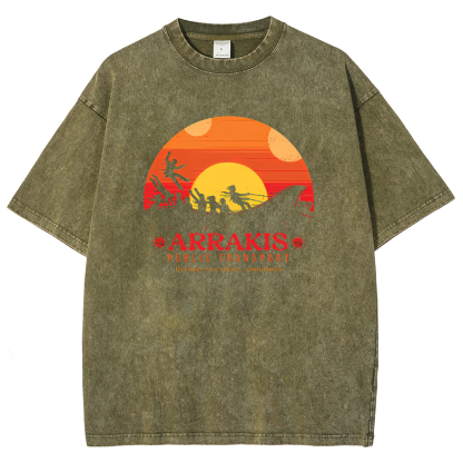 Arrakis Getting You There Sometimes Vintage Distressed T-shirt