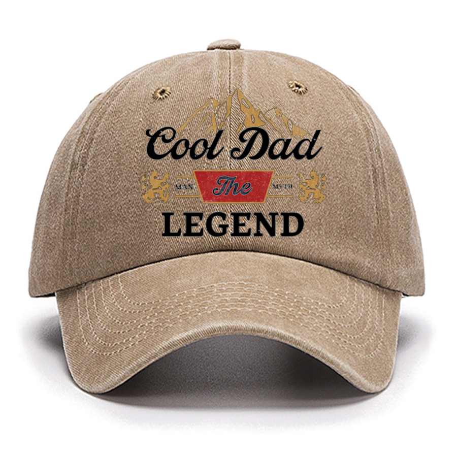 Cool Dad The Legend Cotton Hat