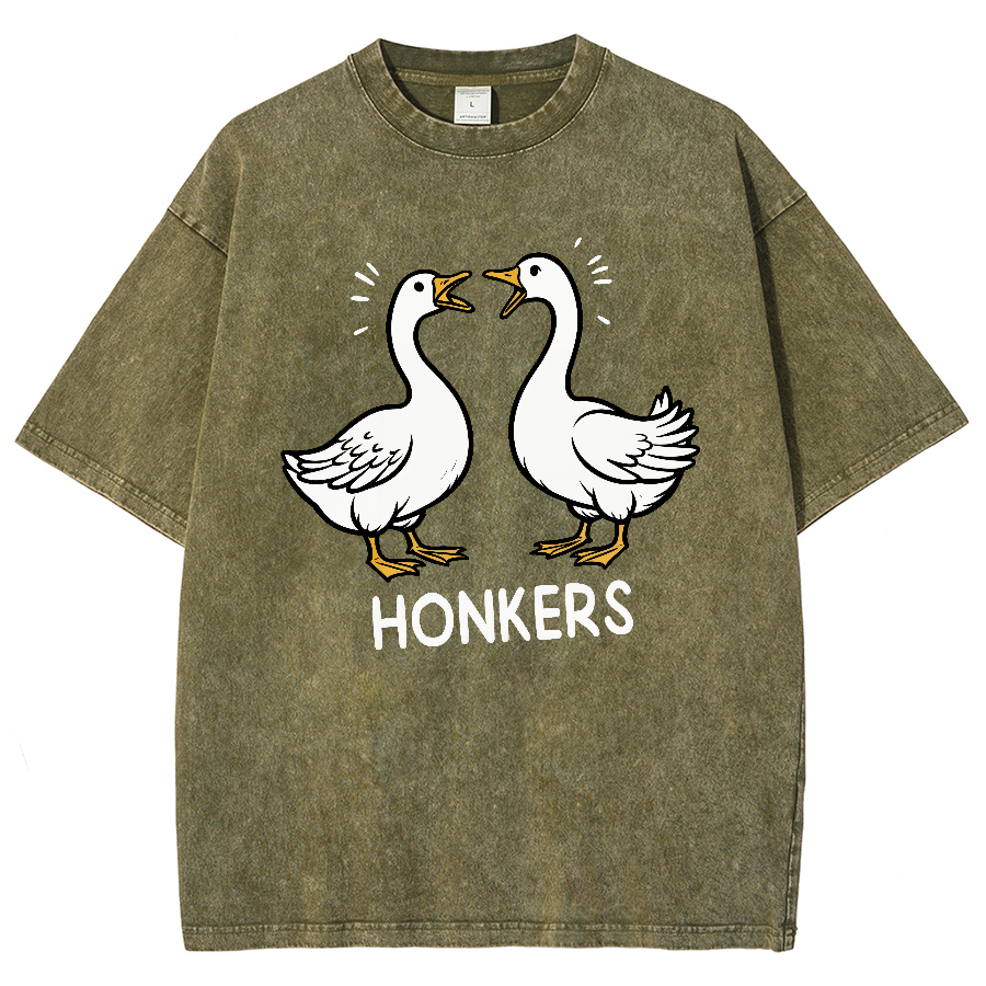 Honkers Funny Goose Vintage Distressed T-shirt