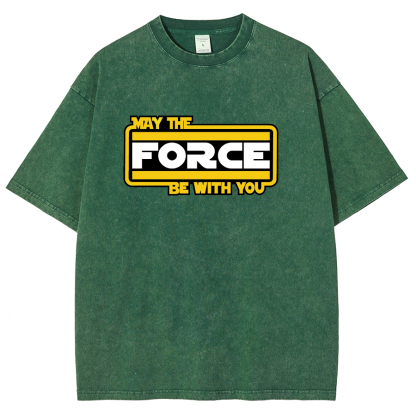 May The Force Be With You Vintage Distressed T-shirt