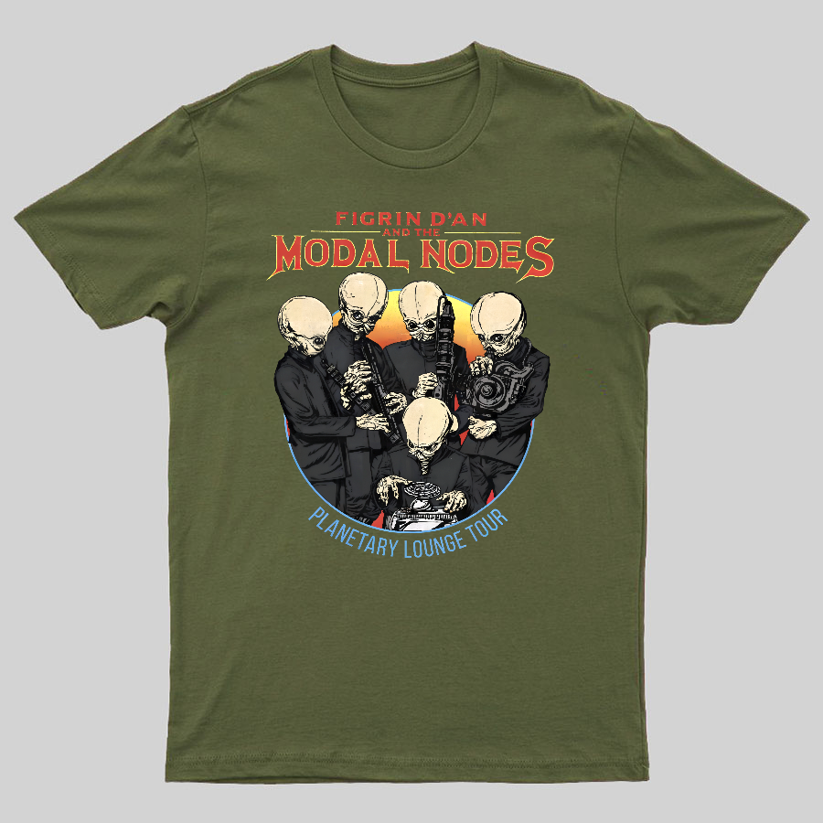 Star Wars Cantina Band Planetary Lounge Tour Geeky T-Shirt