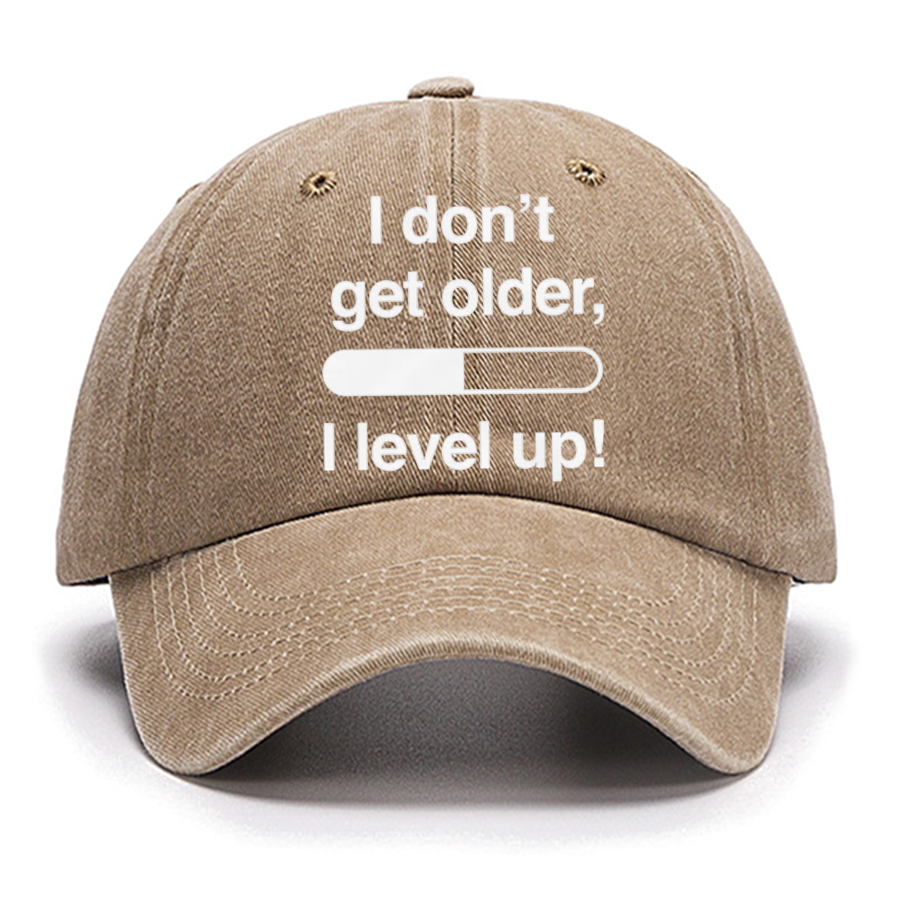 I Don't Get Older I Level Up - Funny Gamer Cotton Hat