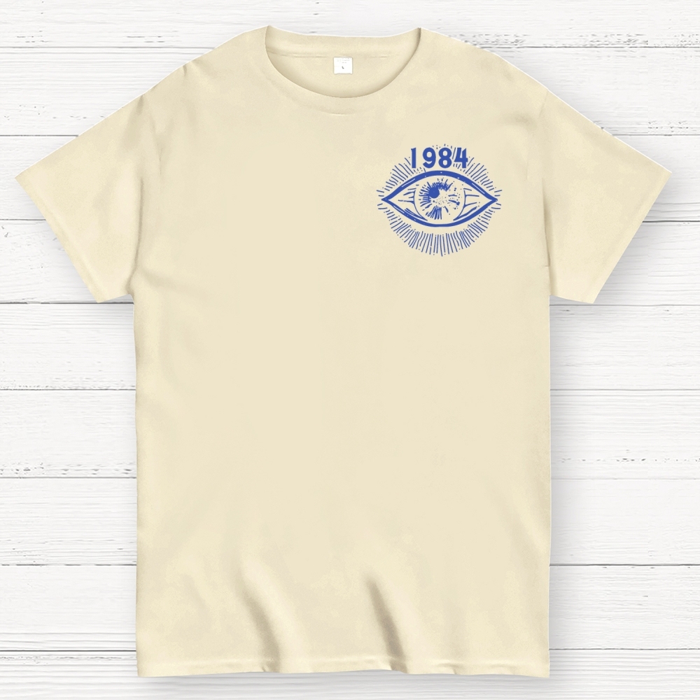 1984 Orwell Front And Back Printing Geek T-Shirt