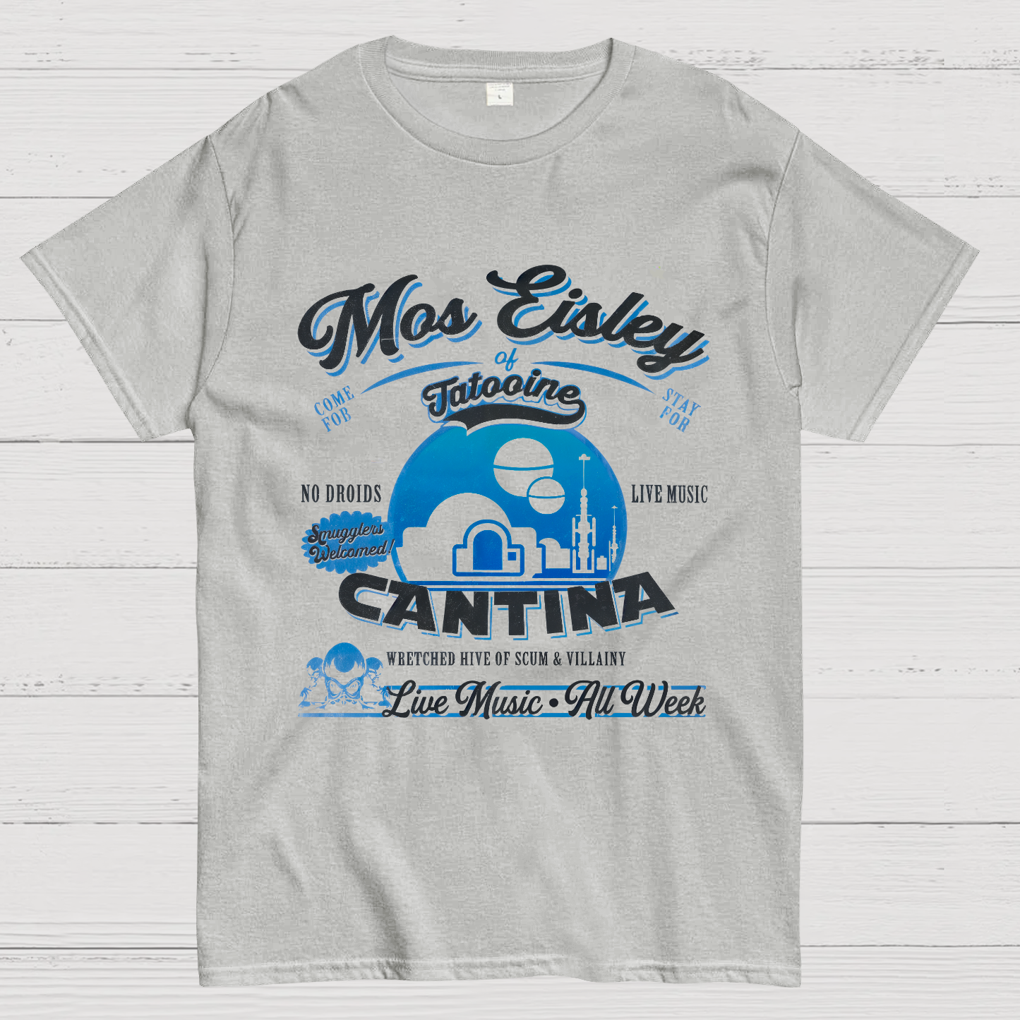 Mos Eisley Cantina Tatooine Graphic Star Wars Print T-Shirt