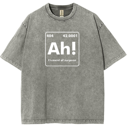Ah! The Element Of Surprise Vintage Distressed T-shirt