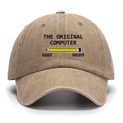 The Original Computer Print Delete Funny Graphic Printing Cotton Hat