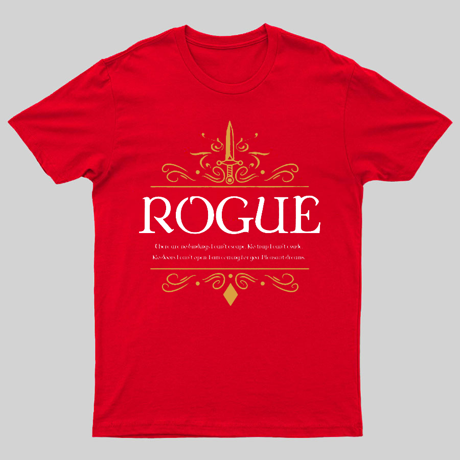 WoW Dungeons Crawler and Dragons Slayer Geeky T-Shirt