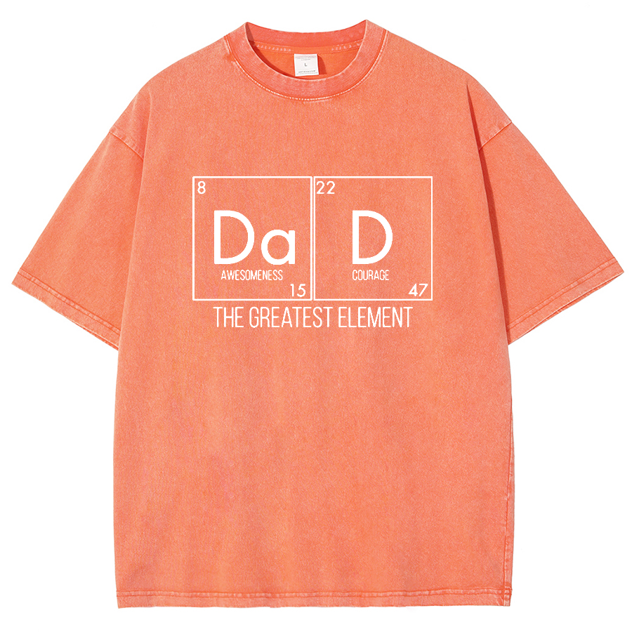 DAD THE GREATEST ELEMENT Vintage Distressed T-shirt