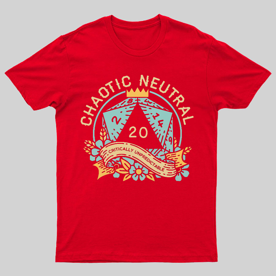 Chaotic Neutral Geeky T-Shirt
