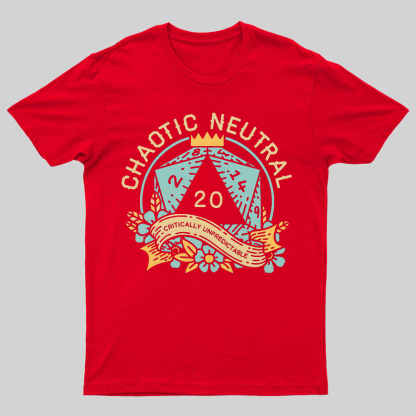 Chaotic Neutral Geeky T-Shirt