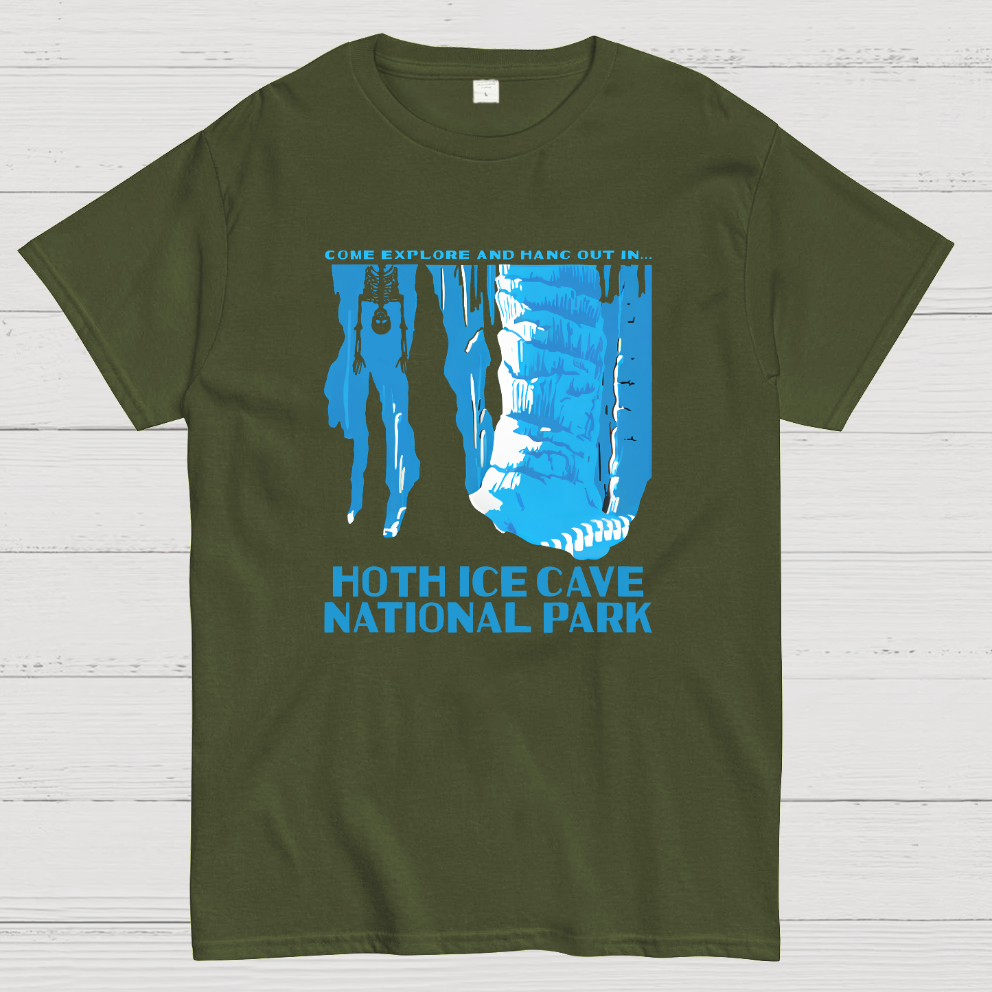 Hoth Ice Cave National Park Geeky T-Shirt