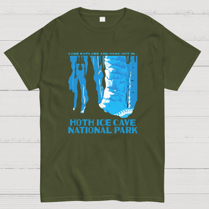 Hoth Ice Cave National Park Geeky T-Shirt