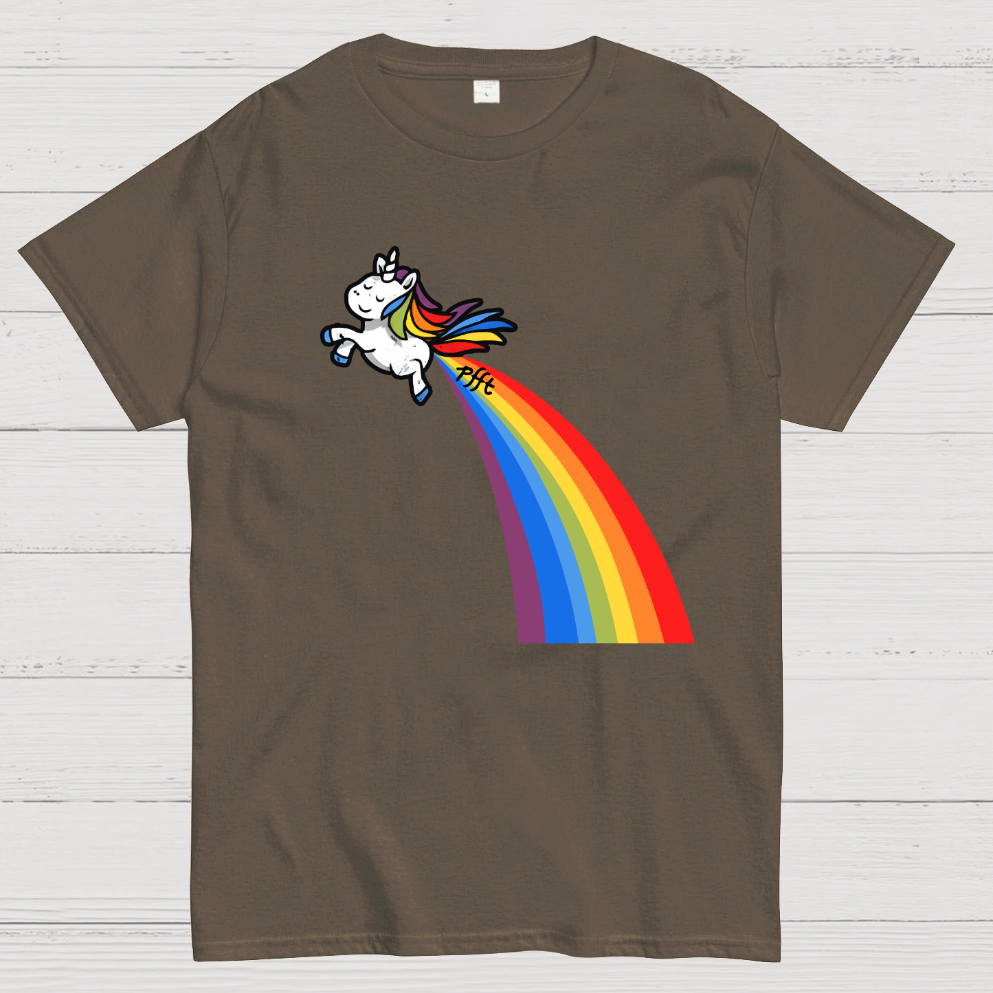 I Fart Rainbows Geek T-Shirt