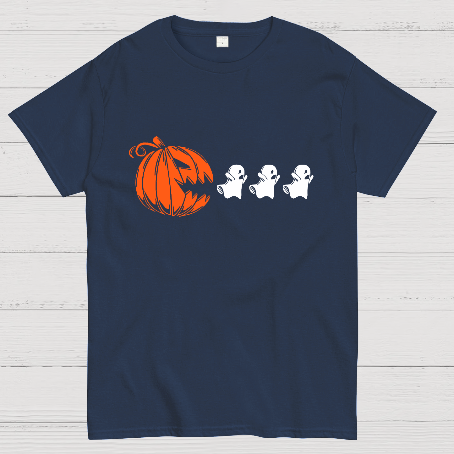 Funny Halloween Ghost  Geeky T-Shirt