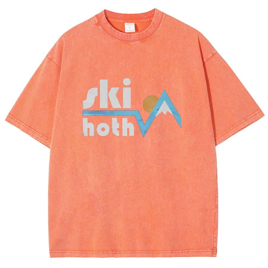 Ski Hoth Vintage Distressed T-shirt