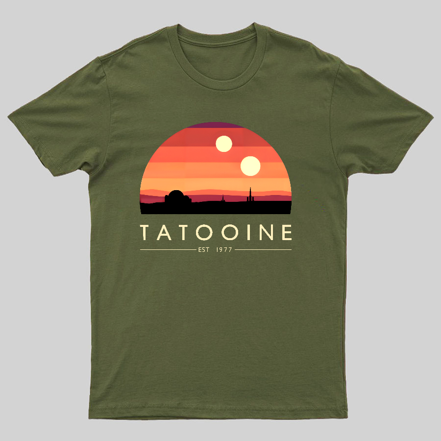 Tatooine Sunset Geeky T-Shirt