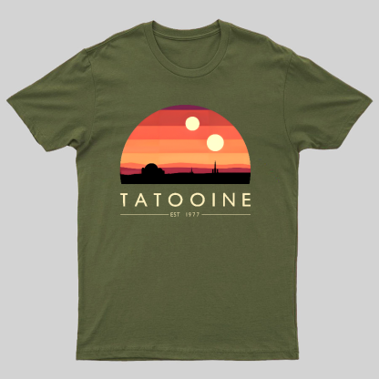Tatooine Sunset Geeky T-Shirt