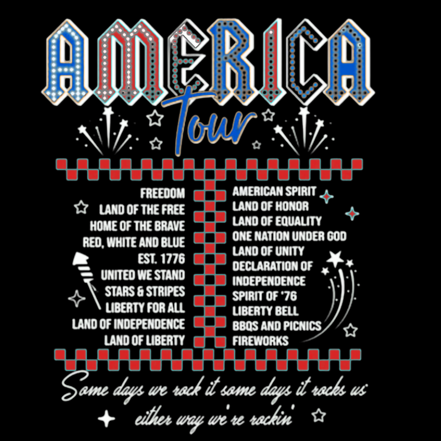 Retro America Tour 1776 Funny T-Shirt Gift