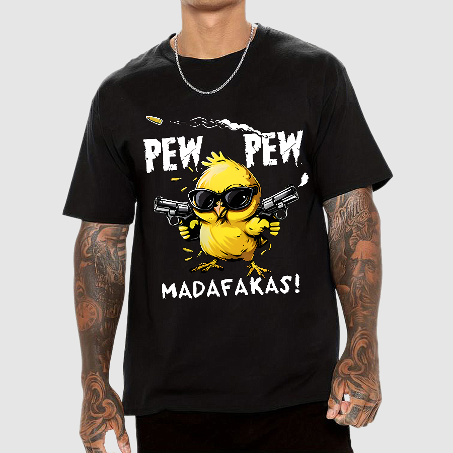 PEW PEW MADAFAKAS! Geek T-Shirt