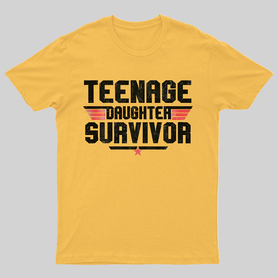 Teenage Daughter Survivor Vintage Geeky T-Shirt