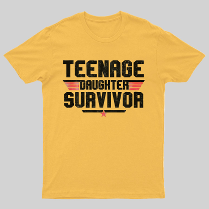 Teenage Daughter Survivor Vintage Geeky T-Shirt