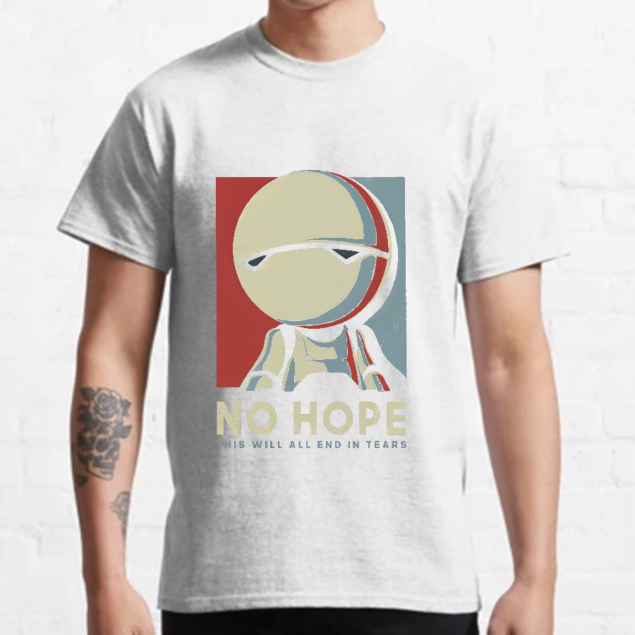 No Hope Marvin Robot Geeky T-Shirt
