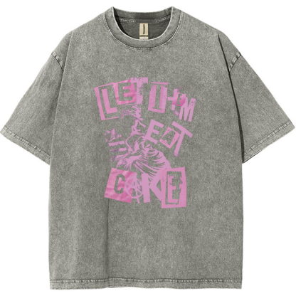 Let Them Eat Cake Vintage Distressed T-shirt