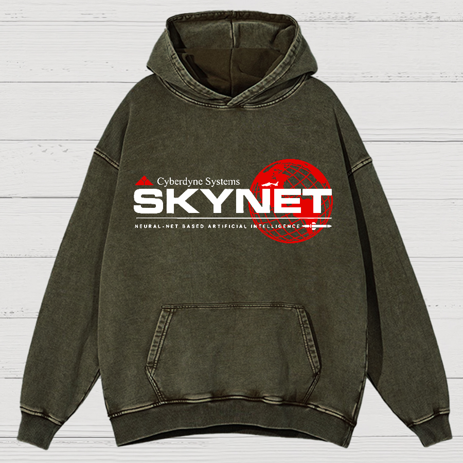 Cyberdyne Systems Skynet Vintage Distressed Hoodie
