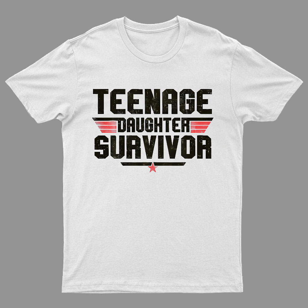Teenage Daughter Survivor Vintage Geeky T-Shirt