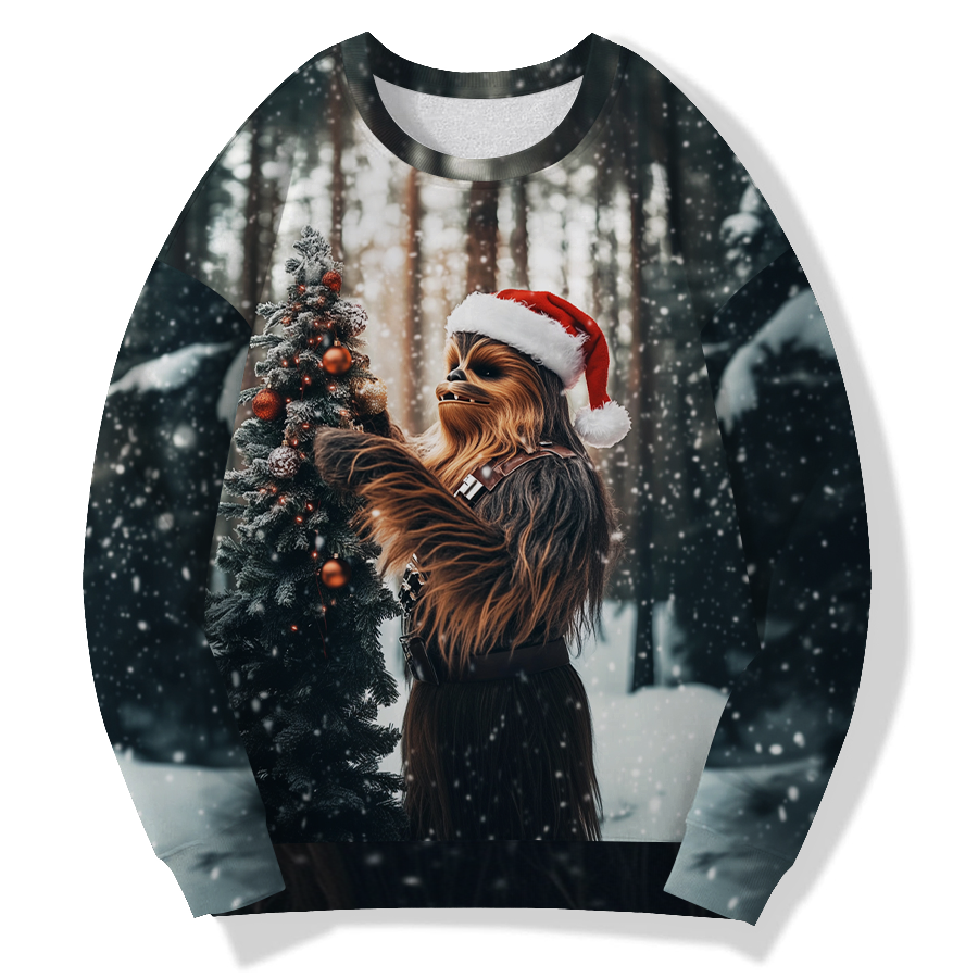 Wookiee Christmas Nerd Sweatshirt
