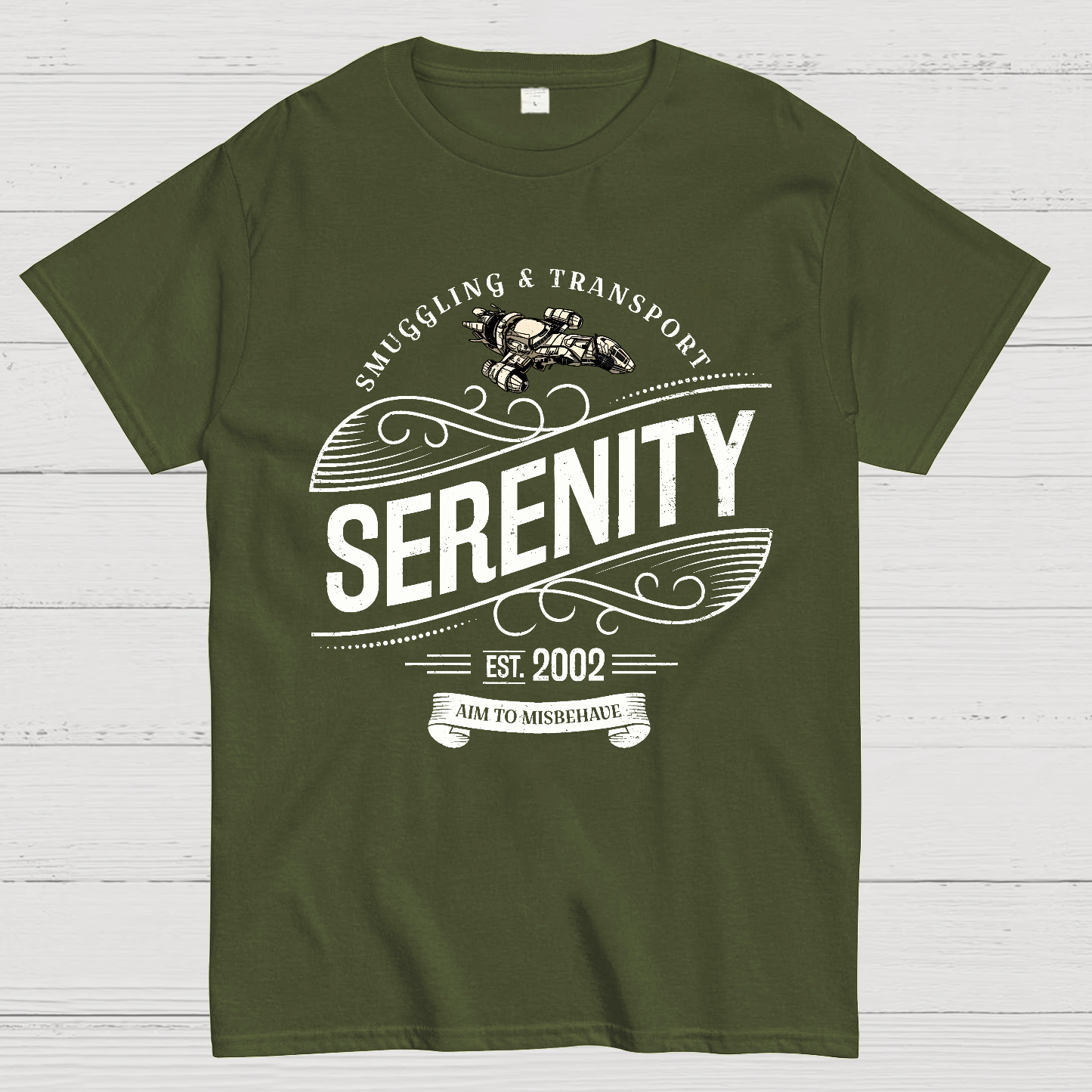 Serenity Smuggling and Transport Nerdy T-Shirt