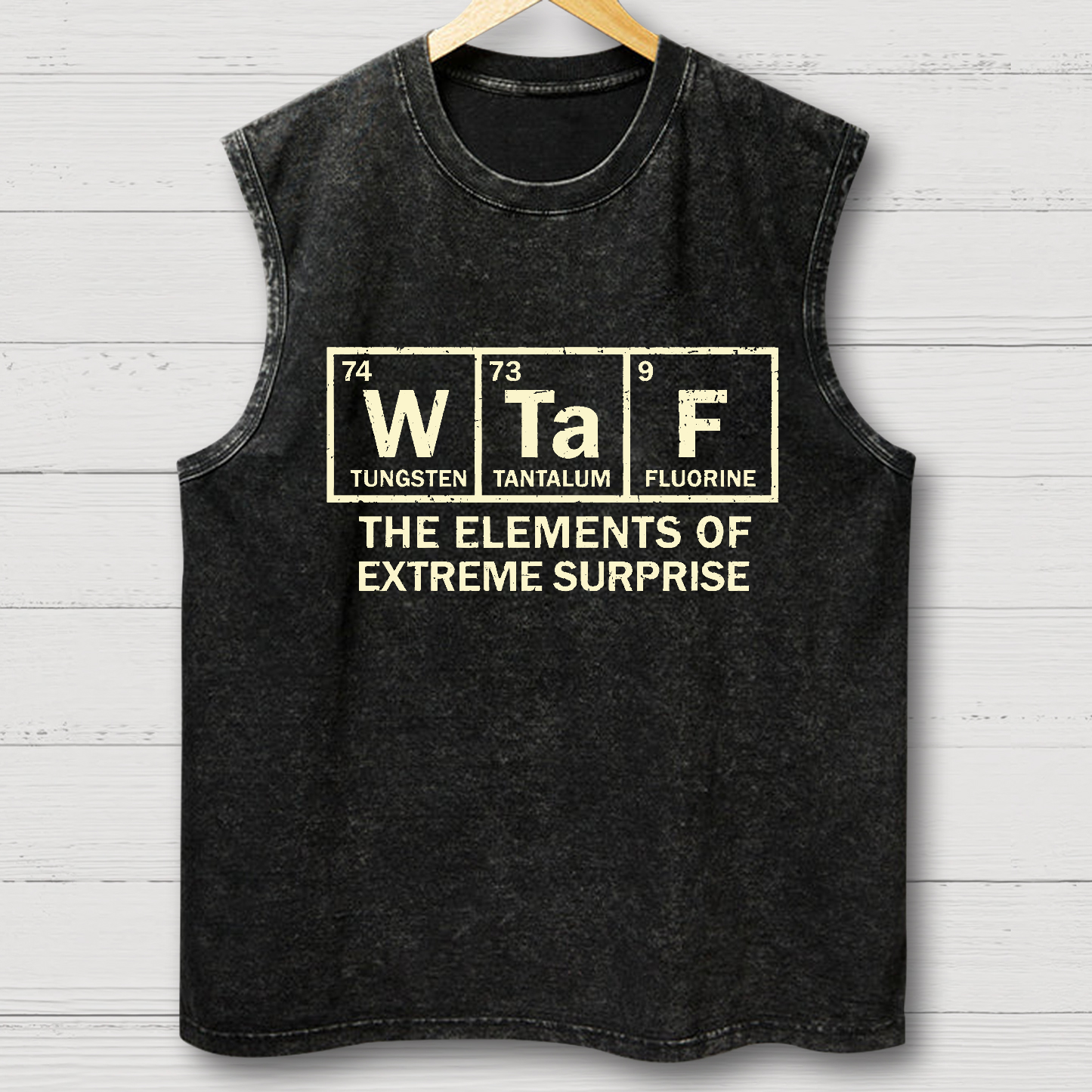 The Extreme Element of Surprise Vintage Distressed Washed Tank
