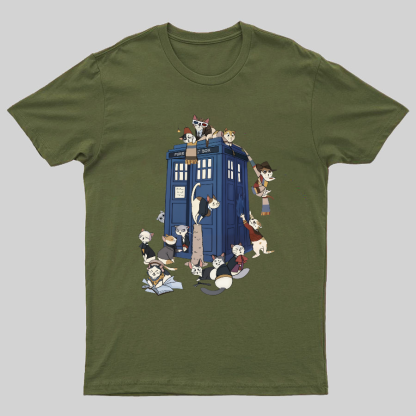 Doctor Cat Geeky T-Shirt