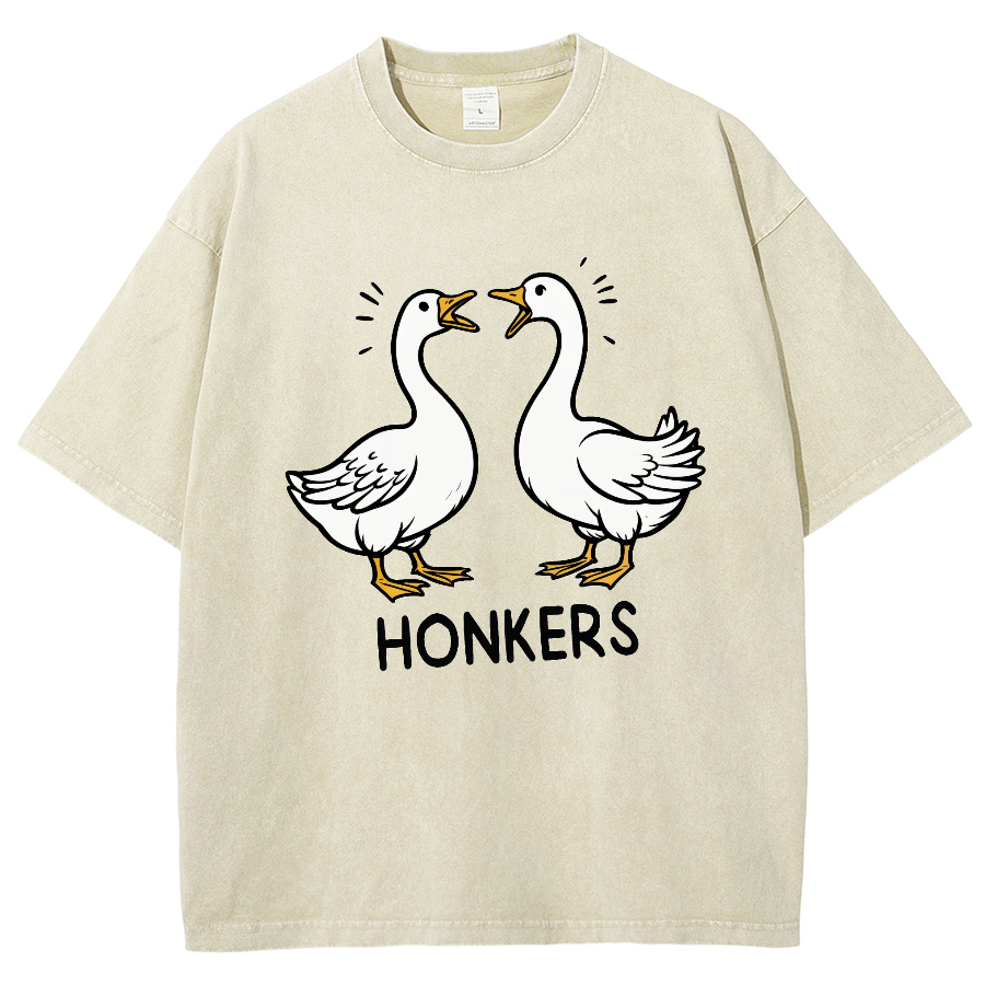 Honkers Funny Goose Vintage Distressed T-shirt