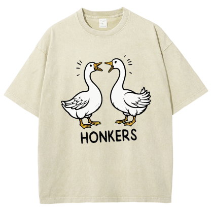 Honkers Funny Goose Vintage Distressed T-shirt