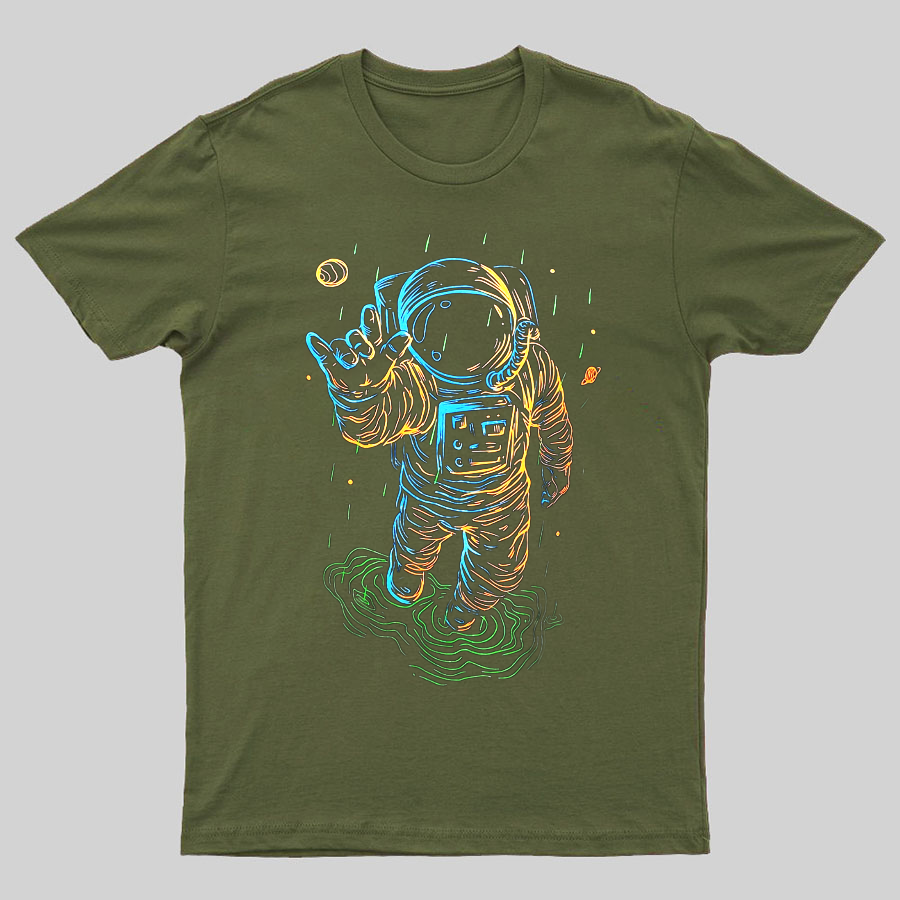 Travel In Space Funny Geeky T-Shirt