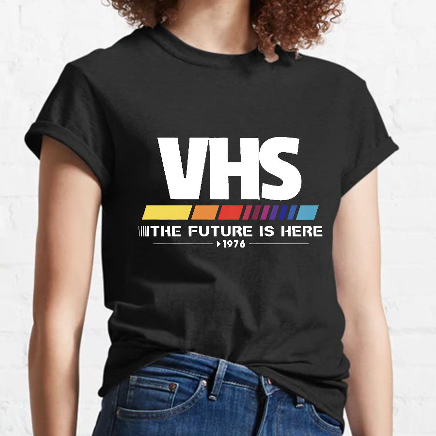 VHS - The Future is Now Geeky T-Shirt