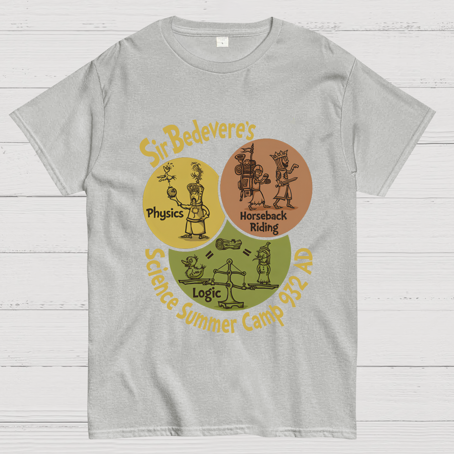Sir Bedevere’s Science Camp Geeky T-Shirt