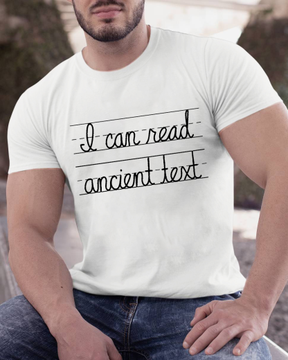 Ancient Text Geeky T-Shirt