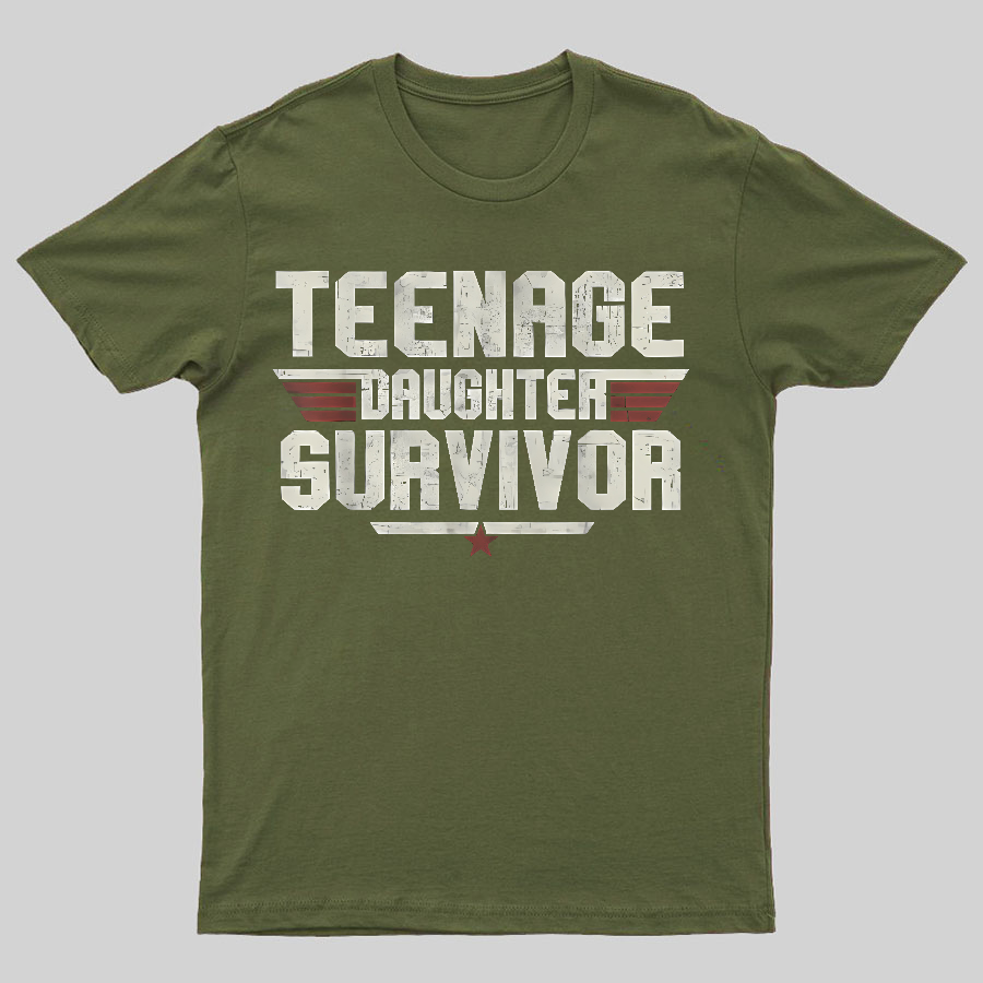 Teenage Daughter Survivor Vintage Geeky T-Shirt