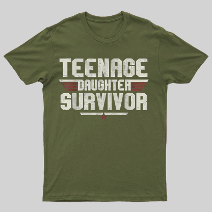 Teenage Daughter Survivor Vintage Geeky T-Shirt