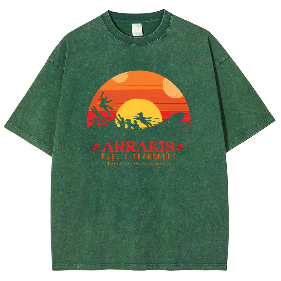 Arrakis Getting You There Sometimes Vintage Distressed T-shirt